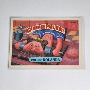 GPK Garbage Pail Kids 1987 Rollin' Rolanda 340B Topps OS 9