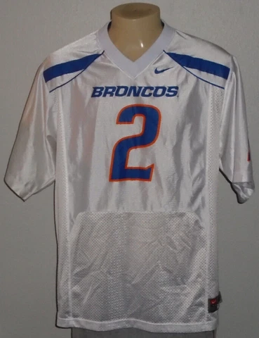 Boise State Broncos #2 Nike NCAA Team White Football Jersey Men XL Cover