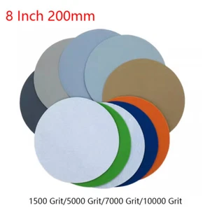 8 Inch 200mm Foam Sponge Sanding Disc Wet & Dry Sandpaper Hook & Loop For Polish - Picture 1 of 10