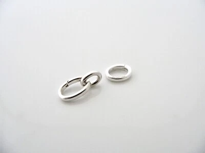 Tiffany & Co Sterling Silver Bracelet Necklace Link Oval Clasp 1 Inch Extender - Image 1 of 4
