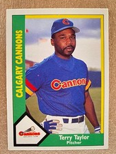 1990 CMC #5 Terry Taylor Calgary Cannons