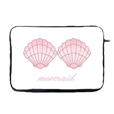 Funda para portátil con carcasa de sirena rosa bolsa para tableta funda para libro cromado regalo Foto 1 de 4