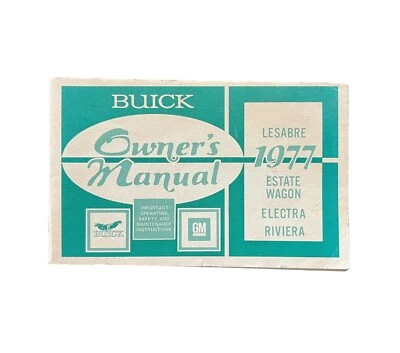 Buick Owners Manual 1977 Lesabre Estate Wagon Electra Riviera GM - Image 1 of 4