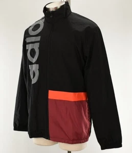ADIDAS Mens Black New Authentic Full Zip Logo Track Jacket MEDIUM NWT - Picture 1 of 2