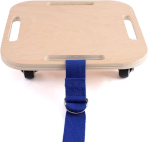 Kids Sitting Scooter Board with Universal Wheels Safety Wooden Scooter for Kids - Picture 1 of 7