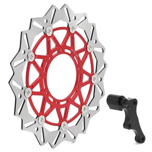 For Honda 320mm Front Brake Disc Rotor + Adapter CRF250R CRF450R CRF450RX 19-24 - Picture 1 of 5