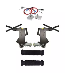 Mustang Front Power Window Kit w/ Switches for Original Handles 1964 1965 1966 - Foto 1 di 4