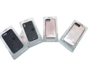 NEW TORTOISE APPLE IPHONE 7 PLUS/8 PLUS GLITTER SOFT SHELL PHONE CASE BLACK - Picture 1 of 9