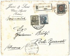 71628 - Colonie ERITREA - Storia Postale - BUSTA Raccomandata da CHEREN 1922