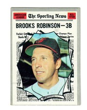 BROOKS ROBINSON 1970 TOPPS THE SPORTING NEWS #455 $25.00 BALTIMORE ORIOLES HOF
