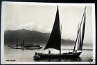 Switzerland~1900'S Lac Leman~Ship Italie~Perrochet Rppc