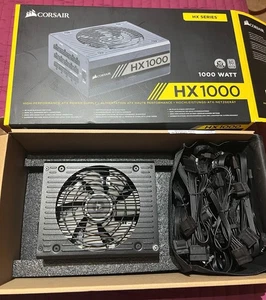 Corsair HX 1000 1000W 80 Plus Platine Alimentation entièrement modulaire ATX - Photo 1/4