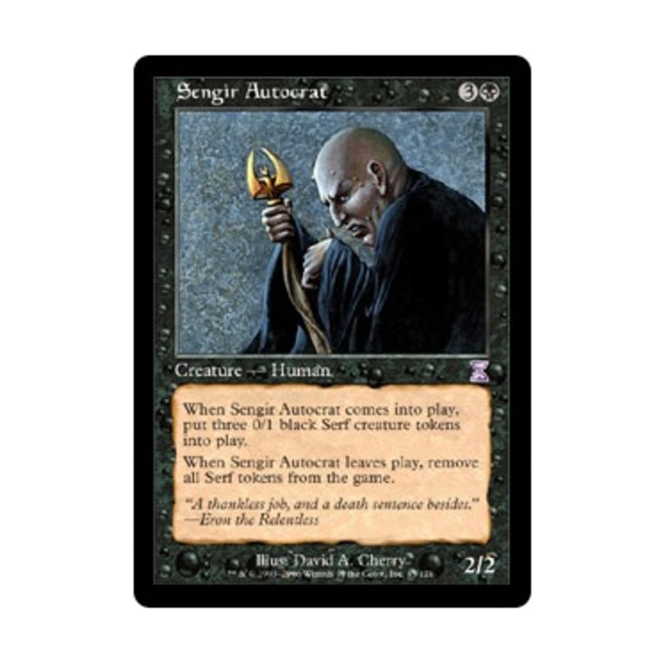 WOTC MtG Time Spiral Sengir Autocrat (R) (Foil) EX - Image 1 of 1