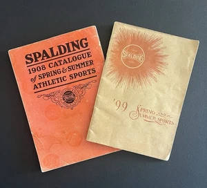 2 Antique (1899 & 1908) A.G. Spalding & Bros. Spring & Summer Sports Catalogues - Picture 1 of 23