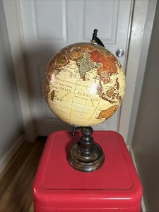 Government of India 7" Schreibtisch Globus Holzständer 2008 B - Bild 1 von 9