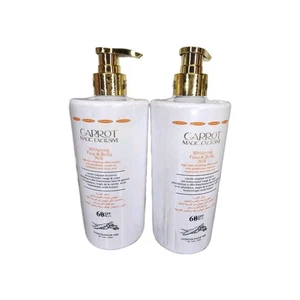 Carrot Magic Exklusive Whitening Face &body Milch Lotion 60SPF 500ml X2 - Bild 1 von 2