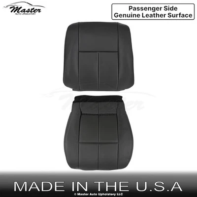 Cubiertas de repuesto de cuero negras para Nissan Máxima GLE 1995-1999 para el lado del pasajero Foto 1 de 4