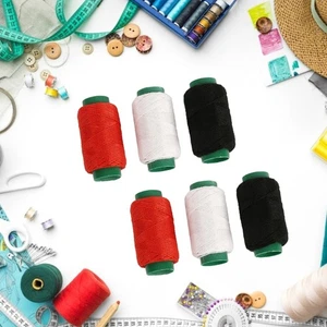 3/6 Spools of Hand Sewing Thread Polyester Thread Embroidery Thread for Sewing - Picture 1 of 10