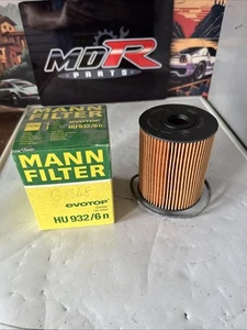 Oil Filter fits PORSCHE CAYENNE 92A, 9PA 3.2 3.6 03 to 11 M55.02 Genuine MANN - Picture 1 of 5
