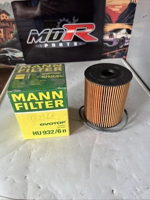Oil Filter fits PORSCHE CAYENNE 92A, 9PA 3.2 3.6 03 to 11 M55.02 Genuine MANN - Image 1 of 4