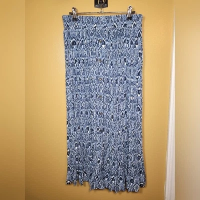 Maxi Falda Acordeón Plisada Orvis De Colección Talla M Foto 1 de 4