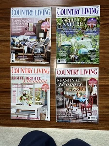 Country Living Magazine 2016 (UK) Issues British Edition 4 Magazines - Picture 1 of 18