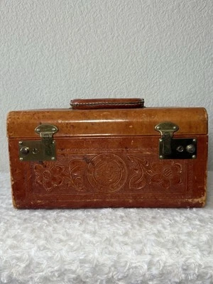 RARE Vintage Luggage Factory Artmex Floral Box Foto 1 de 4