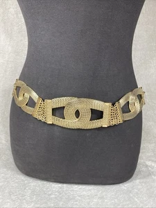 Chico's Chain Belt Gold Metal Adjustable - Picture 1 of 13