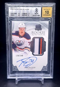 BGS 8 - 2020 -21 UD The Cup - Ryan McLeod #104 - Rookie Patch Auto RPA /249 - Picture 1 of 2