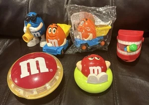 M&M’s Sammlerstück Süßigkeitenspender Figuren Spielzeug 6 Stück Vintage Posten sehr guter Zustand - Bild 1 von 1