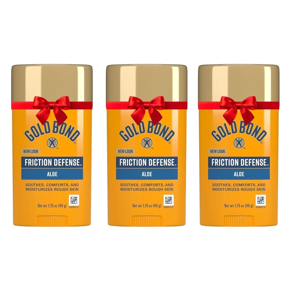Paquete de 3 barras de defensa contra la fricción Gold Bond cómodas e hidratan la piel rozada Foto 1 de 4