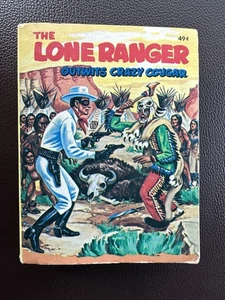 The Lone Ranger Outwits Crazy Cougar, Whitman Big Little Book, 1968 - Foto 1 di 3