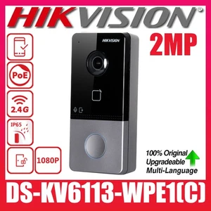 Hikvision DS-KV6113-WPE1(C) 2MPVilla Door Station 2Way Audio POE WIFI IP65 New - Picture 1 of 12