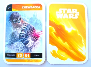 CARTE STAR WAR  LECLERC 2018  - N°74 CHEWBACCA - Picture 1 of 1