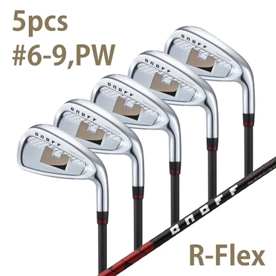 ONOFF AKA 2024 Iron Set 5pc 6-9 PW Smooth Kick MP524I Graphite R-Flex Japan NEW - Image 1 of 4