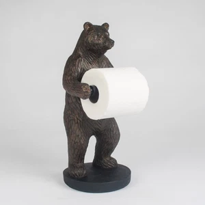 Harz Bär geformt Küche Rolle Papier Ständer Tissue Halter Neuheit freistehend - Bild 1 von 1