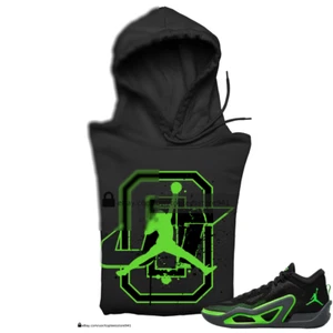 Hoodie To Match Jordan Tatum 1 Green Strike - Picture 1 of 23