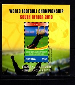 Guyana #4039 (2010 World Cup - Spain sheet of one) VFMNH CV $5.50