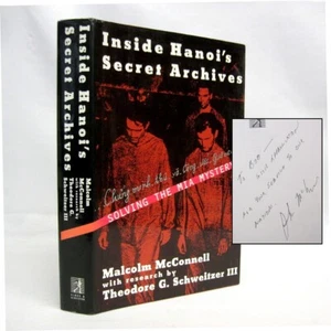 In Hanois Geheimarchives SIGNIERT von Malcolm McConnell 1995 1. Aufl. Schweitzr - Bild 1 von 11