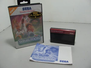 Wimbledon Sega Master System Game Cart Near Mint Complete Tested & Working - Bild 1 von 9