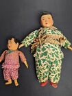 ANTIQUE JAPANESE  Dolls Woman and Baby
