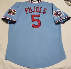 AUTHENTIC MAJESTIC MED. ALBERT PUJOLS ST LOUIS CARDINALS TBC '06 JERSEY 6240 USA - Picture 1 of 9