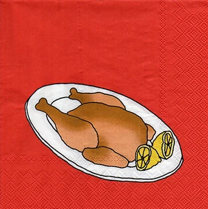 4 servilletas servilletas Tovaglioli técnica de servilletas pollo (980) - Imagen 1 de 1