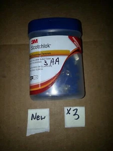 NIB 3M SCOTCHLOK MALE DISCONNECT BLUE MVU14-250DMX ,,, 100/PK - Picture 1 of 1