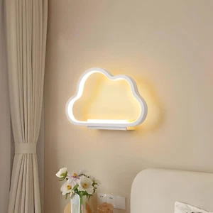 20W Applique Da Parete Interno,Semplice Lampada Da Parete LED a Forma Di Nuvola, - Foto 1 di 12