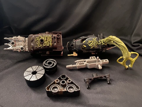 1984 Mattel Jayce and the Wheeled Warriors  Vehicle Parts Lot Cover