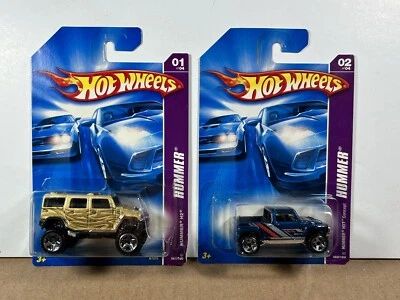 Hot Wheels Hummer H2 & H3T Concept Lot 2X HTF - Image 1 of 4
