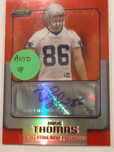 Dave Thomas Autograph Football Card 319/399