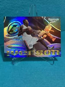 💎1997 Allen Iverson HOF Skybox Reebok Chase Embossed Foil NEAR MINT CONDITION🏀 - Picture 1 of 14