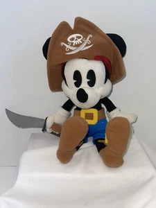 Peluche vintage Disney Topolino Jack Sparrow Pirati dei Caraibi - Foto 1 di 8